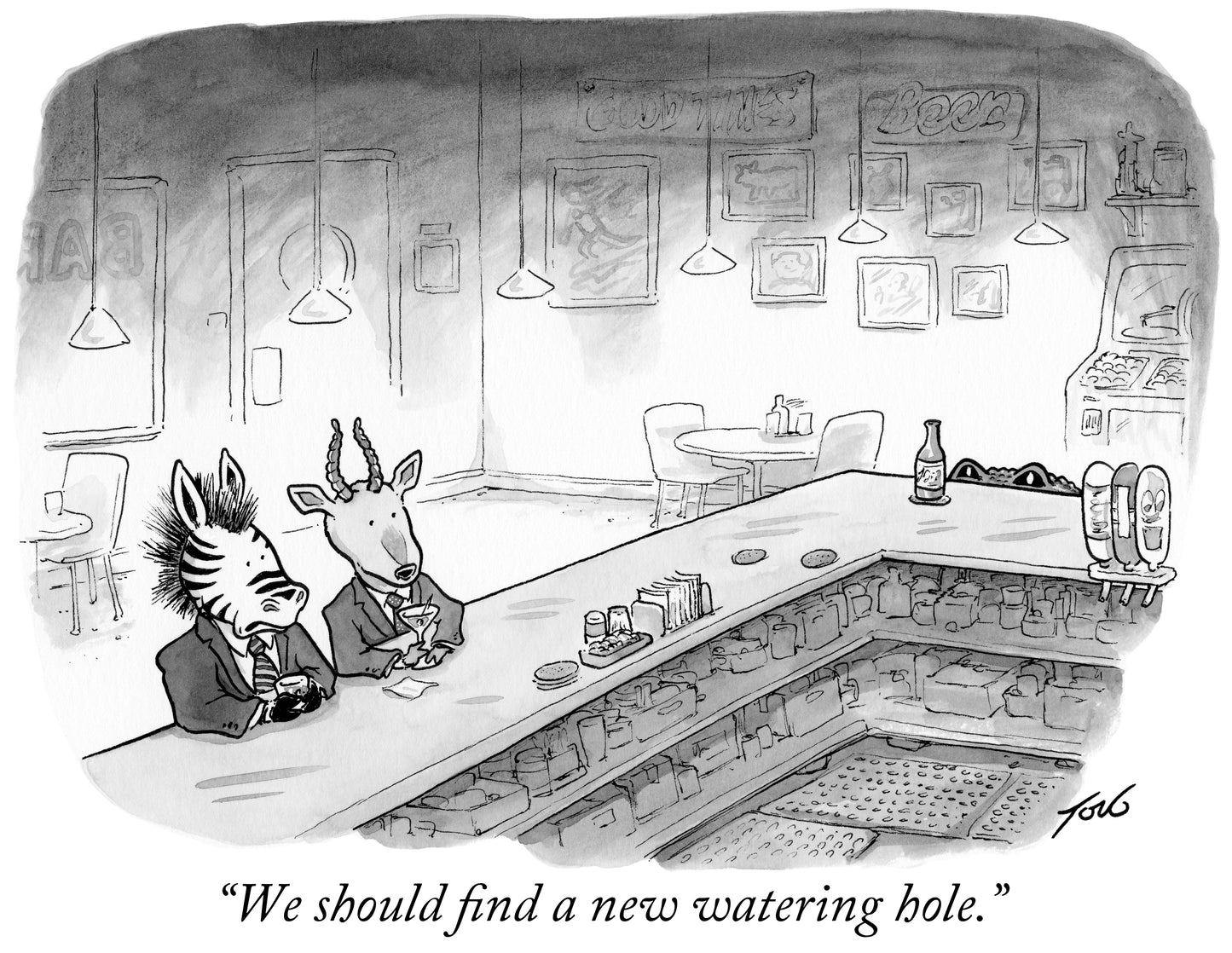 New Watering Hole Art Print