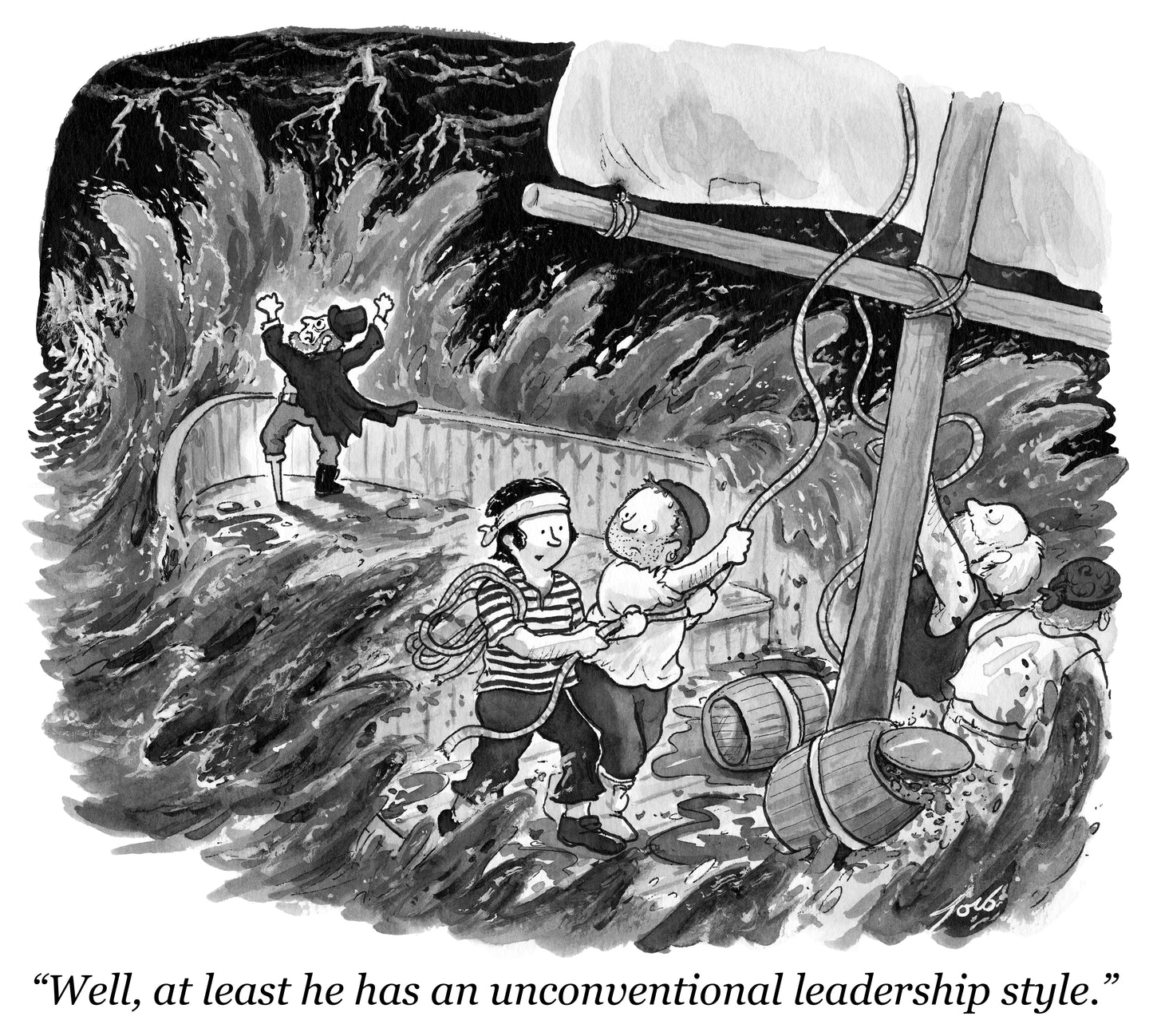 Unconventional Leadership Style Art Print