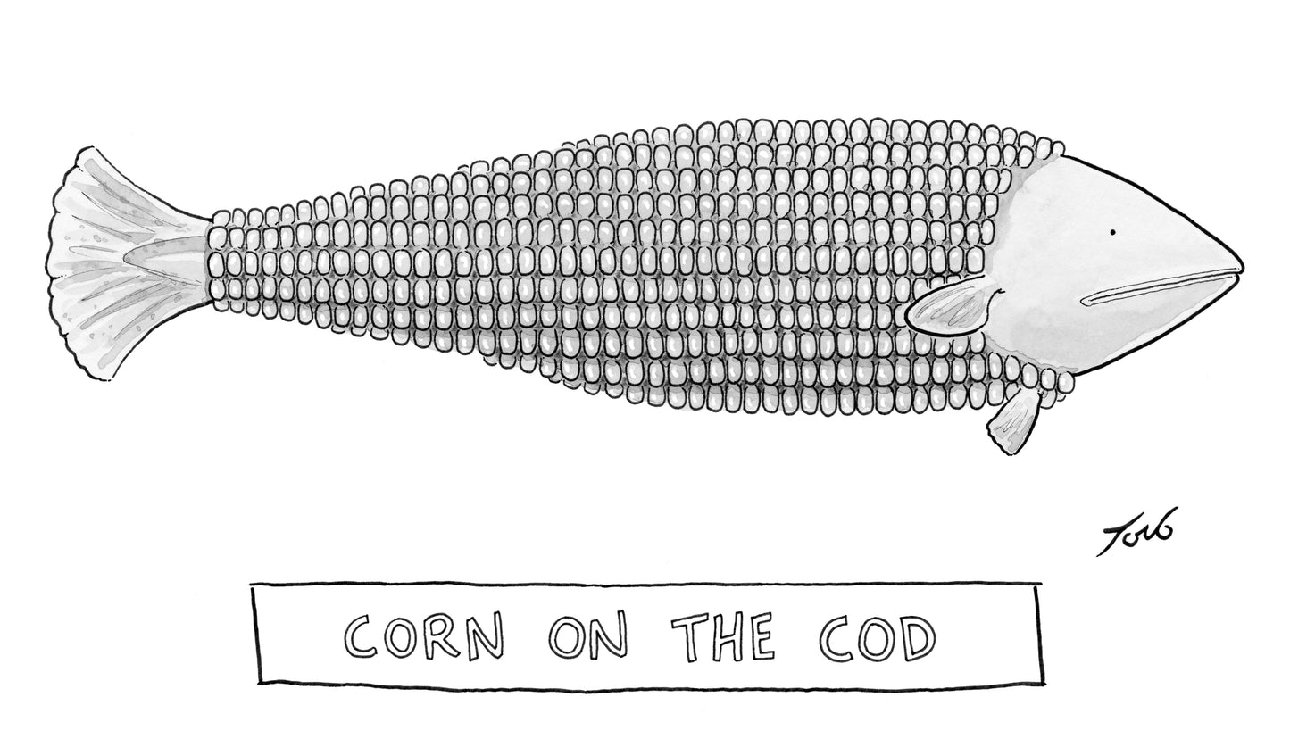 Corn on the Cod Tea Towel