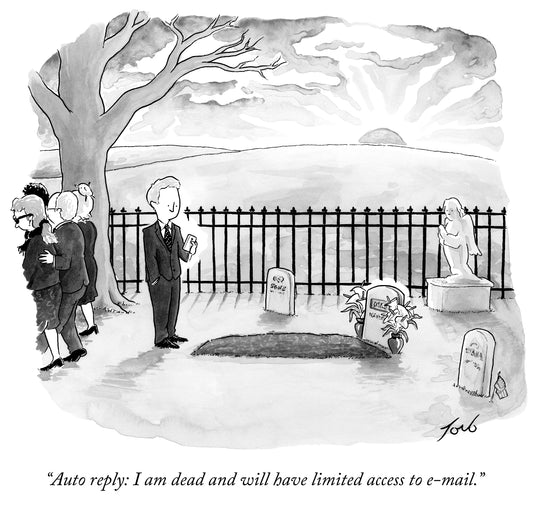 Auto Reply Art Print