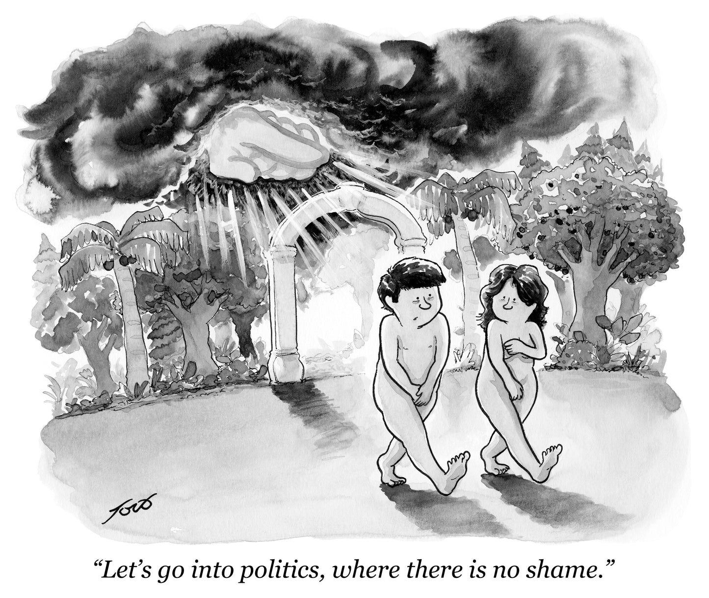 Let's Go Into Politics Art Print