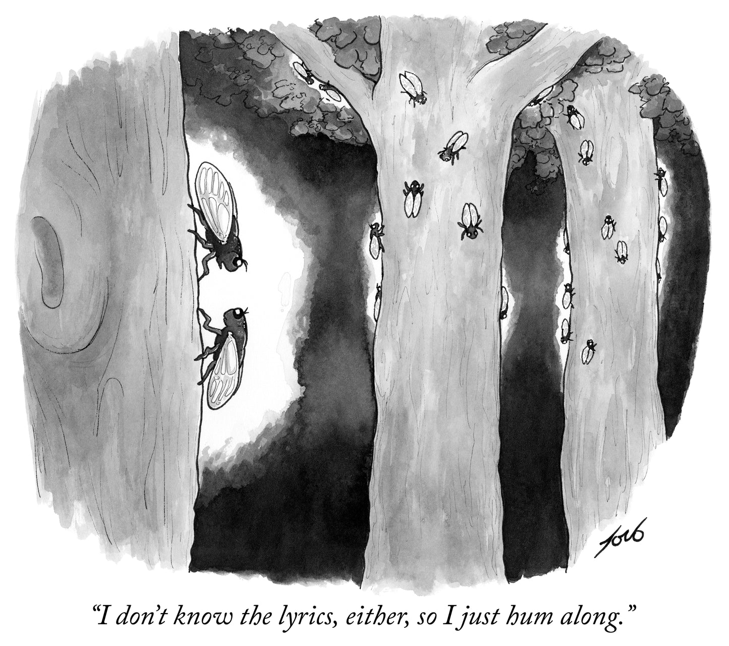 I Just Hum Along Art Print