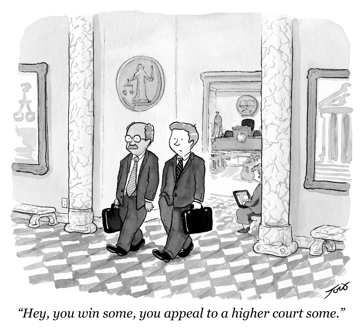 Higher Court Appeal Art Print